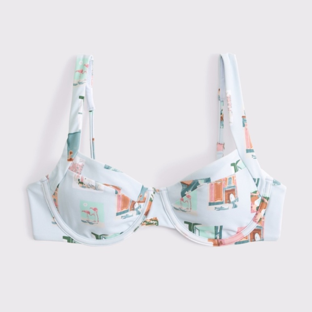 wide strap underwire cheeky bikini - Picture 11 of 12